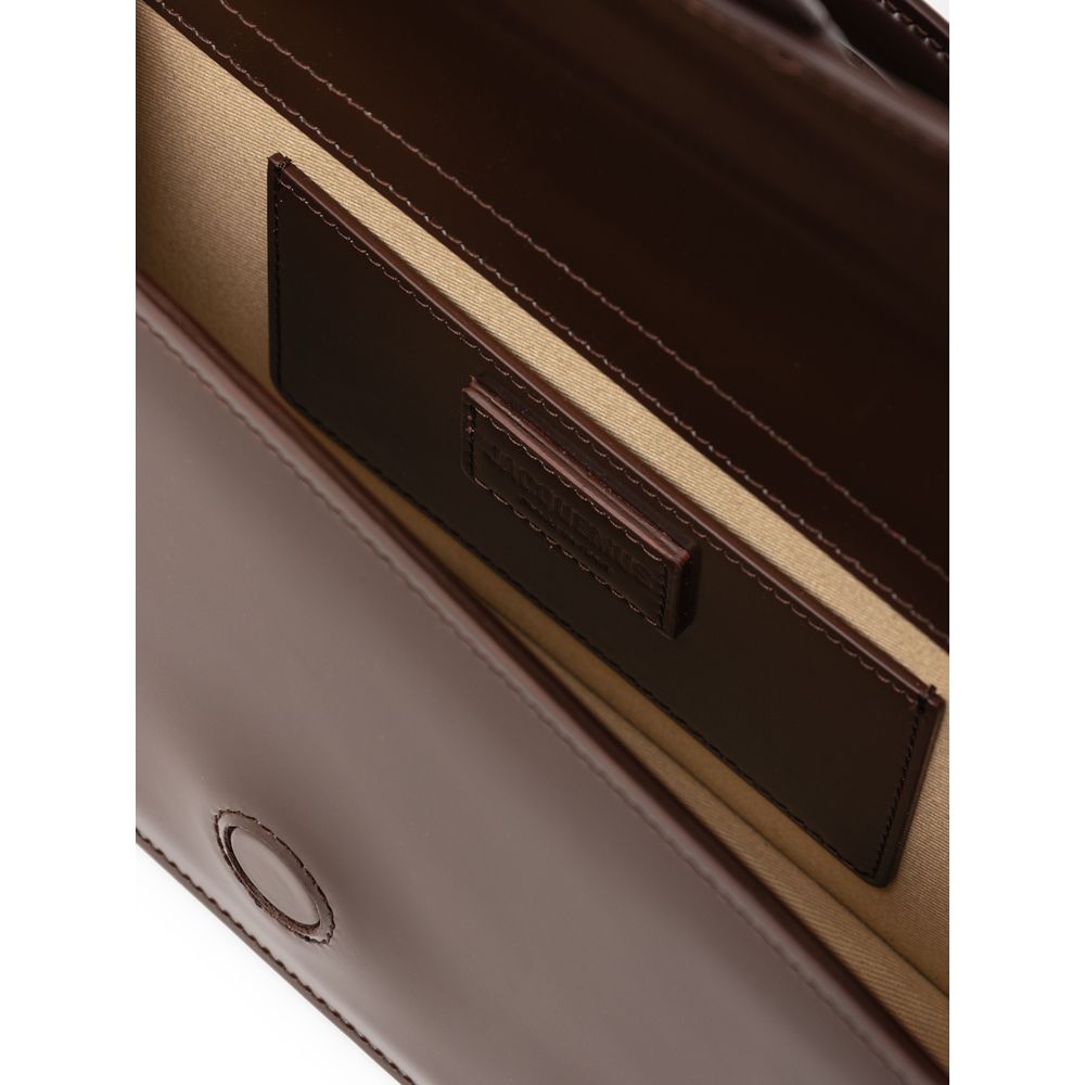 Jacquemus kahverengi deri çanta